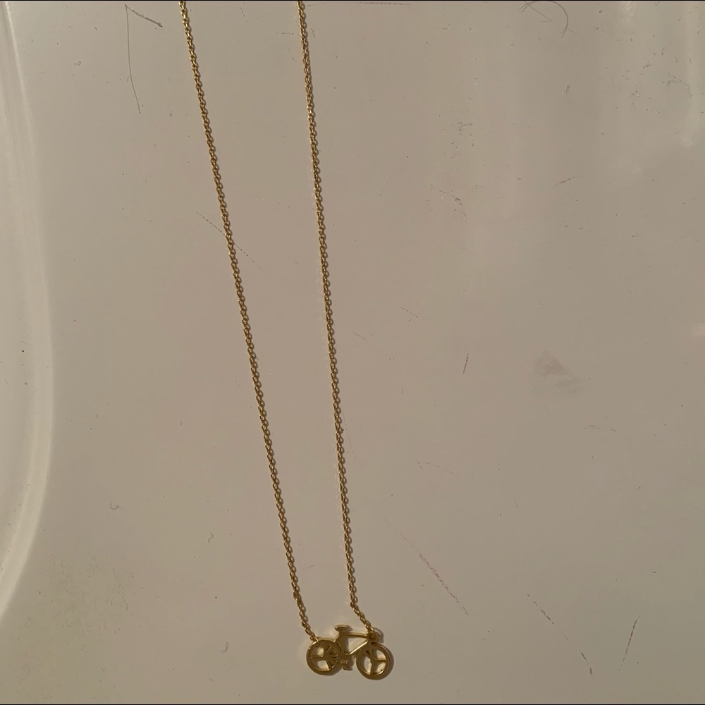 Bike necklace - dainty